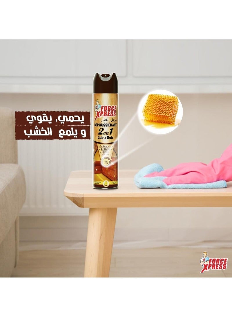  فورس إكسبرس مزيل الغبار خشب وجلد 300 مل فورس إكسبرس - Image 4